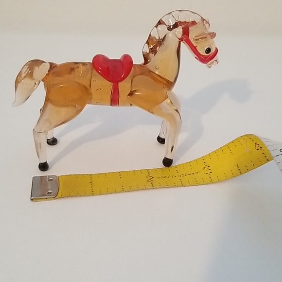 Vintage Glass Art Horse Figurine. - Picture 6 of 7